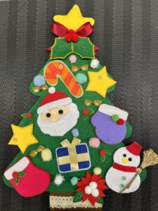 フェルトdeクリスマスツリー